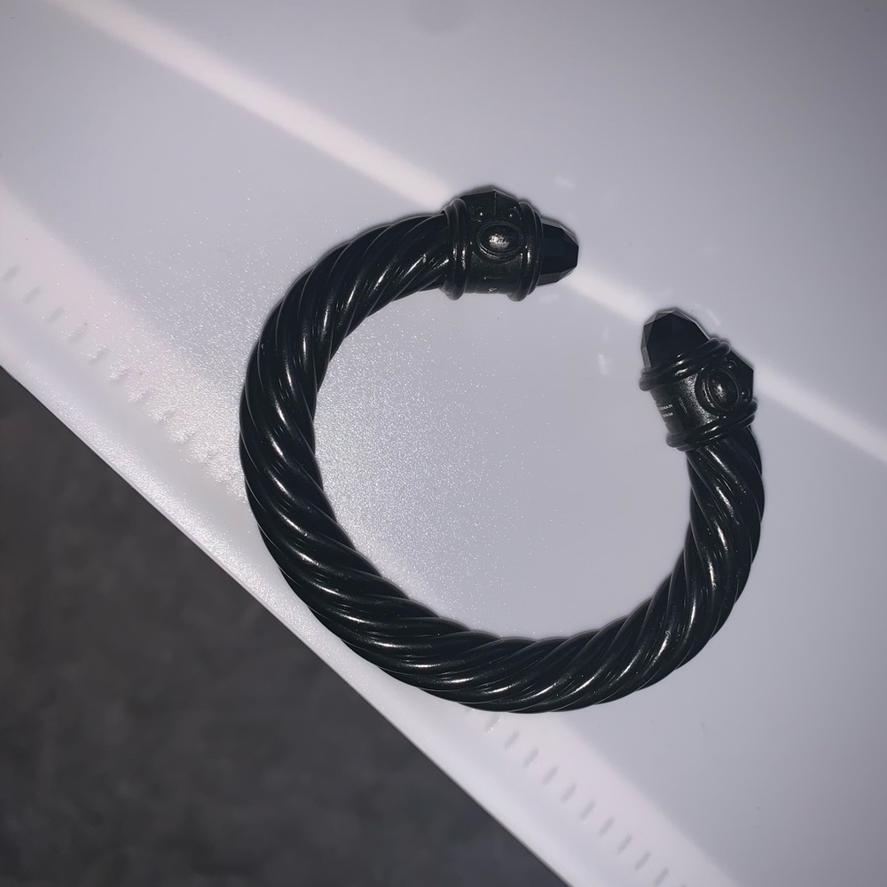 David Yurman 10mm Aluminum Bracelet in Black